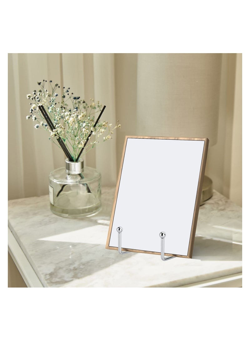 Y&D 5Pack 3in Silver Display Stands Art Iron Easel Plate Holder Metal Frame for Pictures, Photo, Decorative Dish  - Image 3
