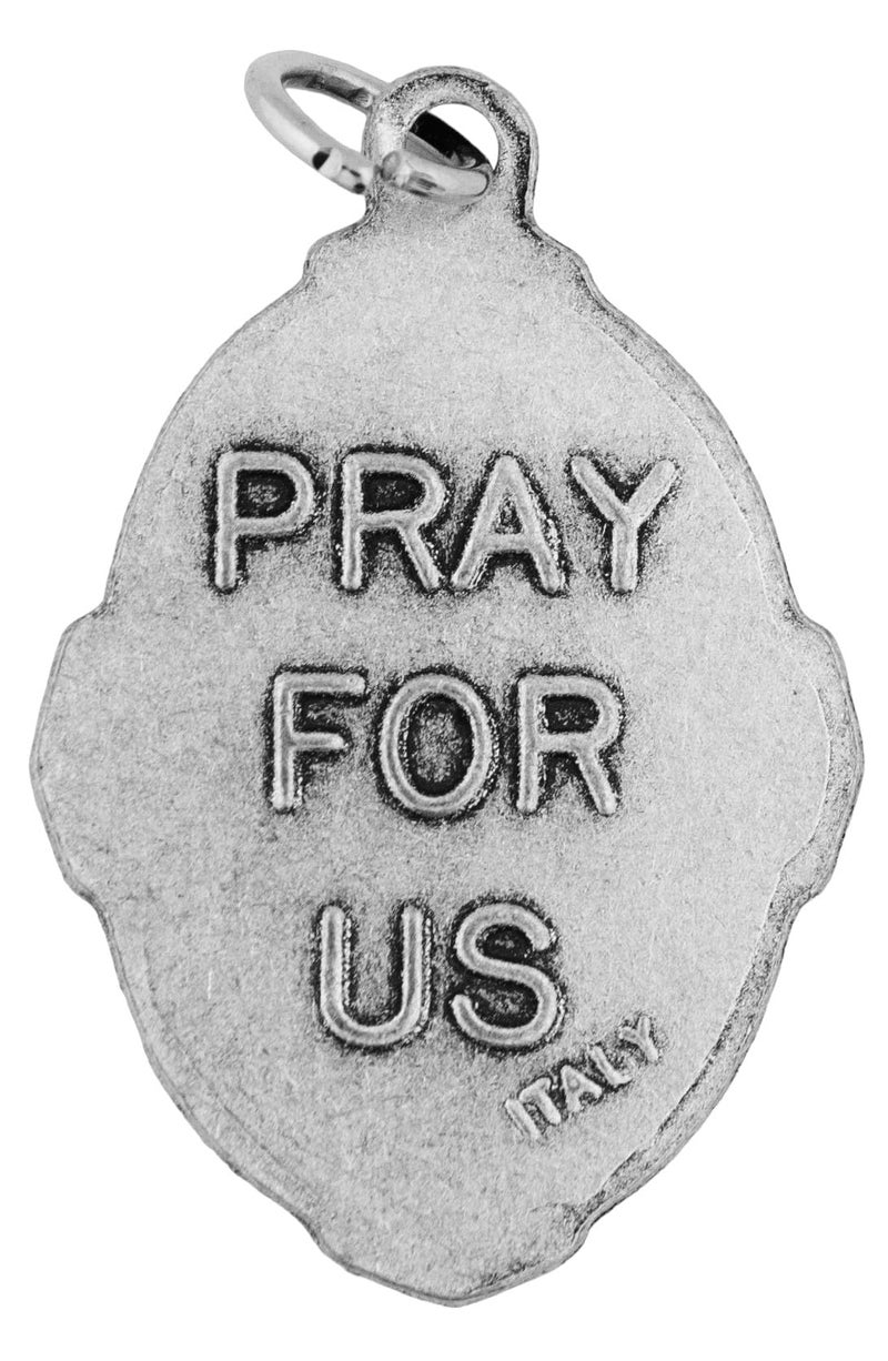 Venerare Traditional Catholic Saint Medal - st joseph | Silver Toned Color | Great for First Holy Communion and First Holy Confirmation | Religious Medallion for Jewelry and Home - Image 2