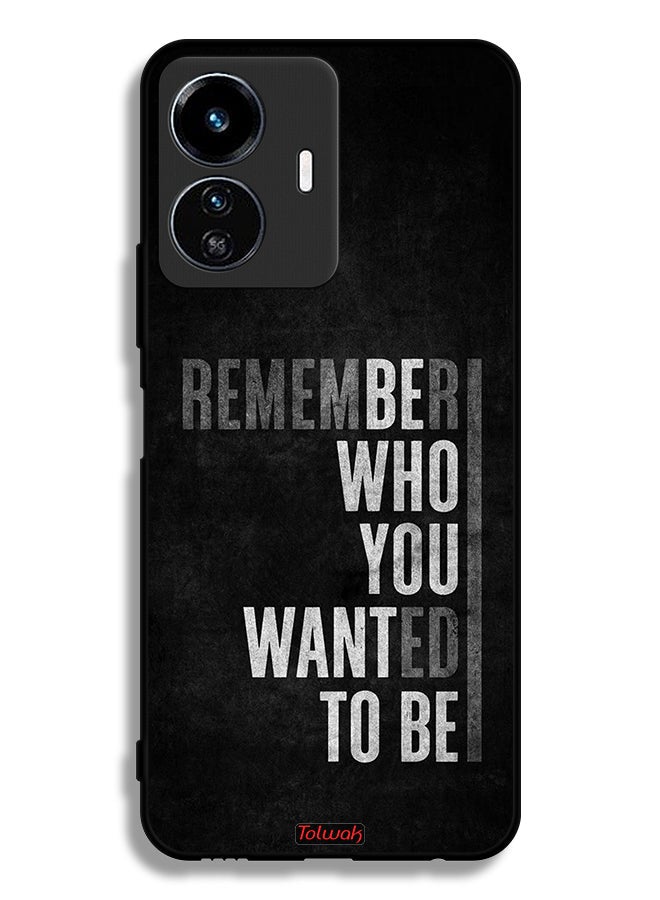 Tolwak Vivo Y77 5G Protective Case Cover Remember Who You Wanted To Be - Image 2
