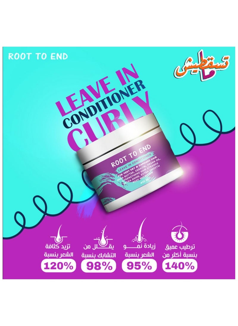 ROOT TO END - Leave In Conditioner 400gm‏ - Image 1