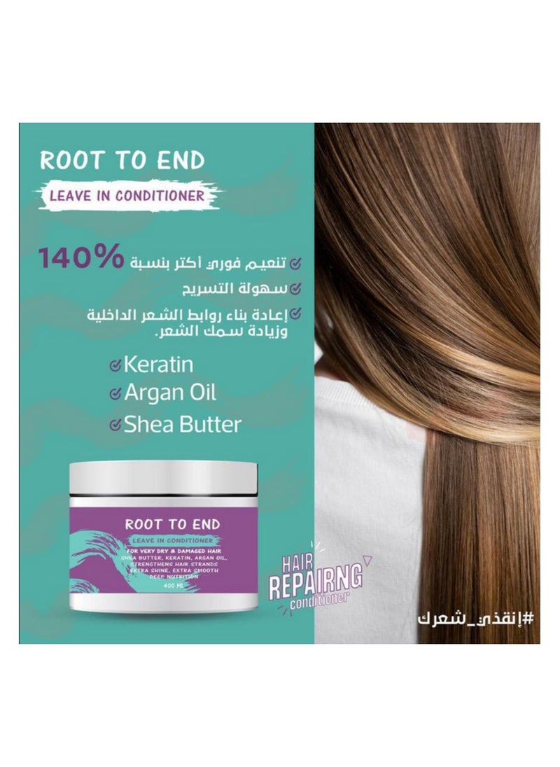 ROOT TO END - Leave In Conditioner 400gm‏ - Image 1