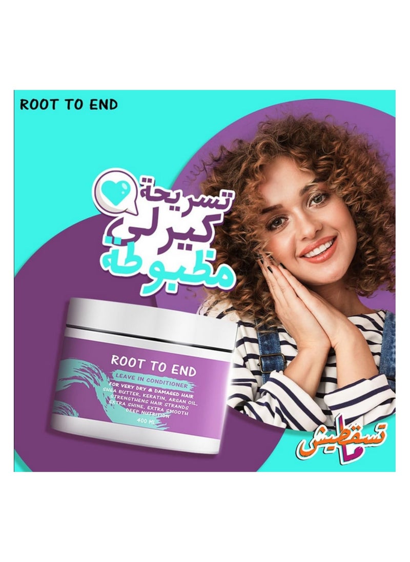 ROOT TO END - Leave In Conditioner 400gm‏ - Image 1