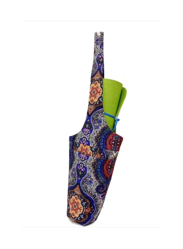 Gonice Fashionable Canvas Yoga Mat Bag - Convenient Single Shoulder Crossbody Design for Outdoor Sports and Yoga Practice  - Image 4