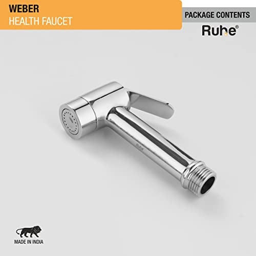 Ruhe® Weber Brass Health Faucet | Easy Grip | High-Pressure Faucet Gun | Chrome Finish - Image 4