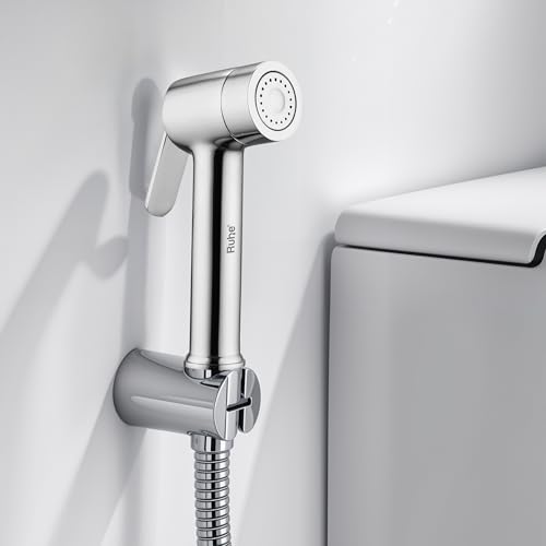 Ruhe® Weber Brass Health Faucet | Easy Grip | High-Pressure Faucet Gun | Chrome Finish - Image 1