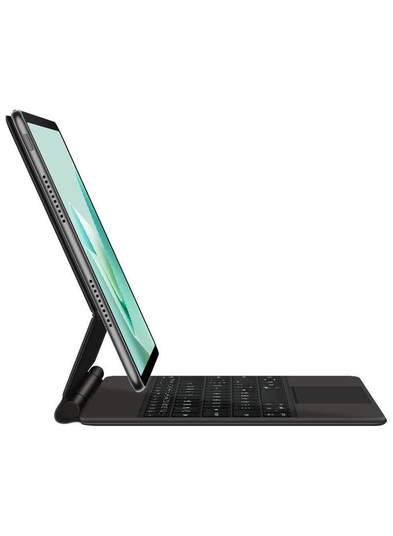 غلاف لوحة مفاتيح بلوتوث ذكي وسحري متوافق مع جهاز Honor MagicPad 2 بحجم 12.3 بوصة من العام 2024. يأتي مزودًا بمساحة تتبع و لوحة مفاتيح ذات إضاءة خلفية RGB. - Image 3
