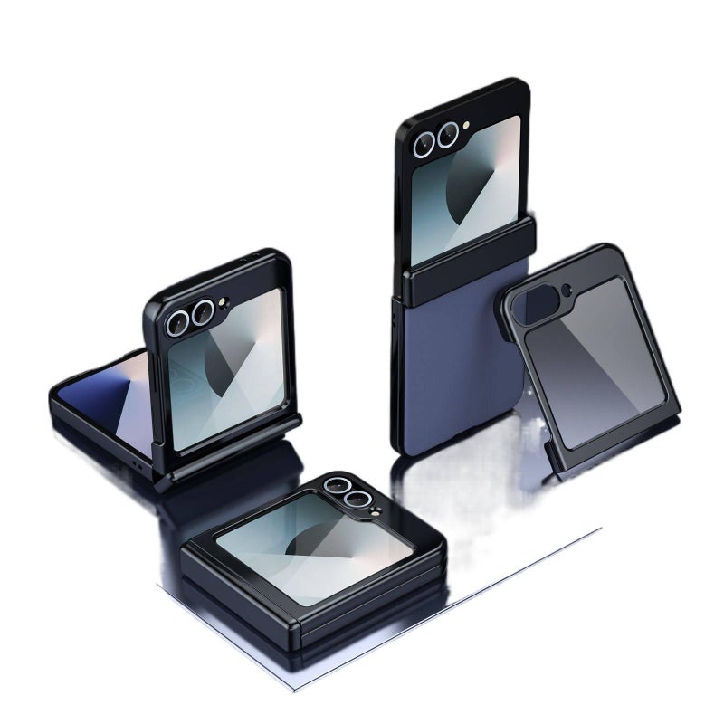 غطاء واقي | مقاوم للصدمات لـ Samsung Galaxy Z Flip 4 | حماية من السقوط | أزرق | PC - Image 1