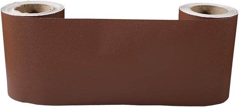 N/B Self Adhesive Solid Color Frosted Wallpaper Border Stick Waterproof Wall Border Easy to Apply Kitchen Bathroom Tiles Sticker 4 x 196inch (Brown) - Image 3