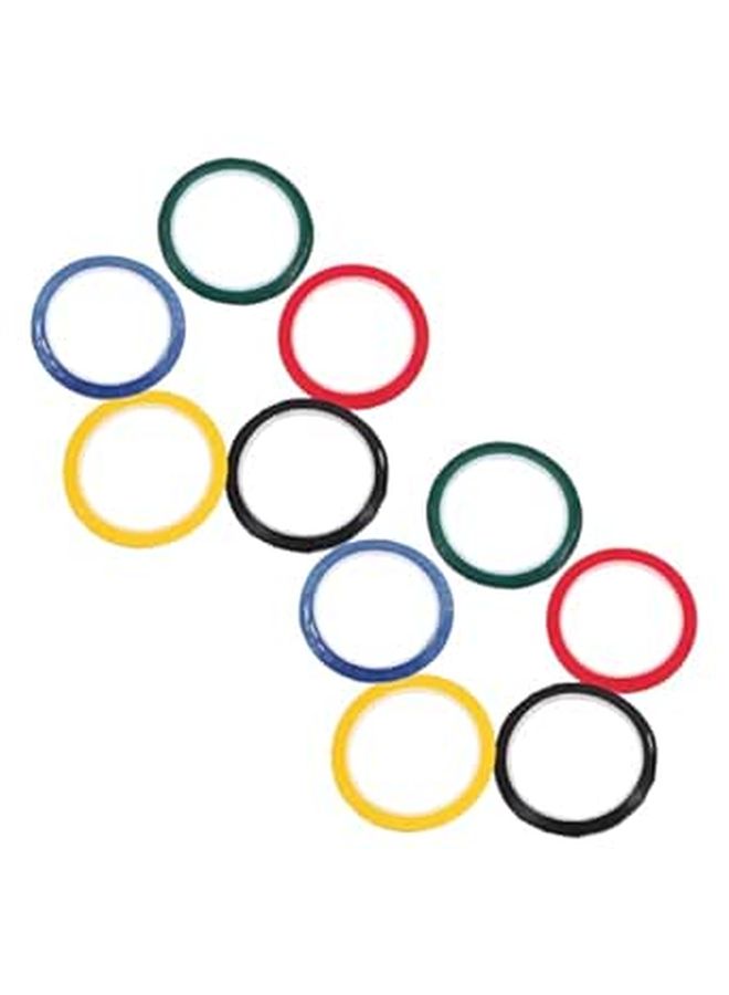 Doitool 10 Pcs Seamless Warning Segment Tape Marking Line Whiteboard Tape - Image 1