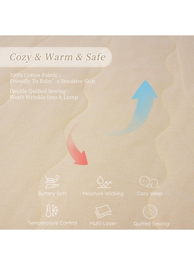 Looxii Baby Sleep Sack - 12-18 Months 2.5 TOG Wearable Blanket, Cotton Quilted Toddler Sleeping Sack with 2-Way Zipper for Warm Winter - Image 5