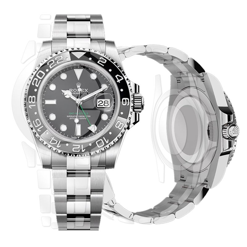 skoko Full Body Protective Film Compatible with Rolex GMT Master 2 Ref 116710 116713 116718 116719 Glossy Clear Skin Screen Protector Anti Scartch Easy installation - Image 2