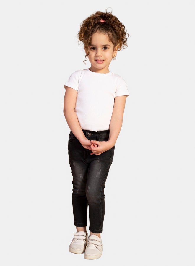 AMB Kidswear Baby Girls Jeans - Image 2