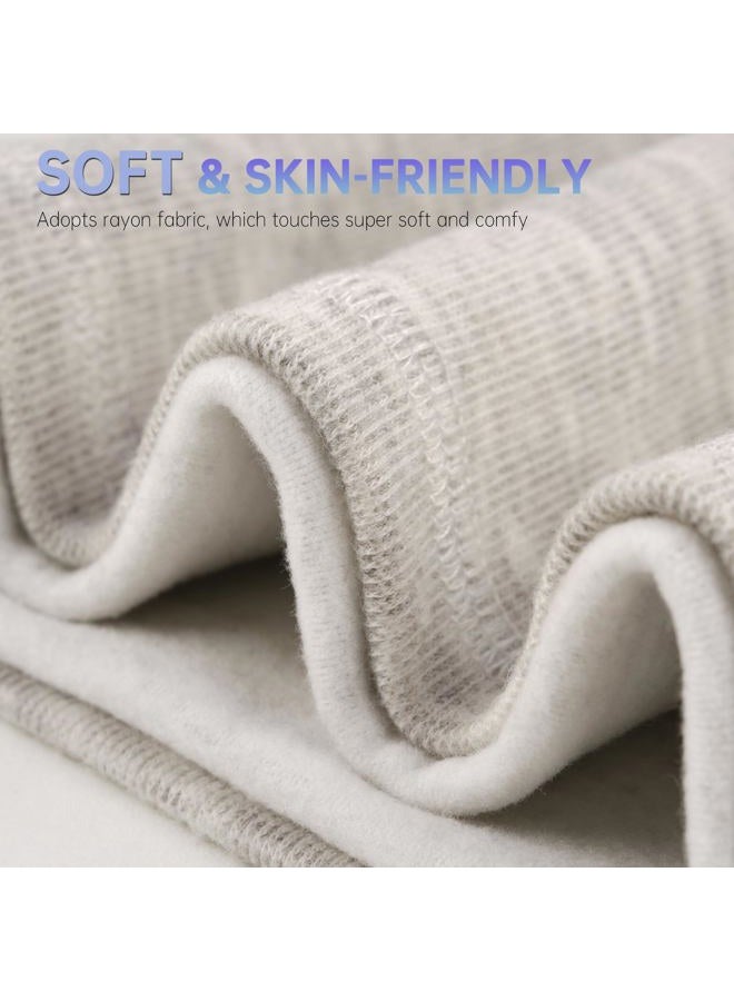 EXski Winter Neck Gaiter Warmer, Soft Fleece Face Mask Scarf for Cold Weather Skiing Cycling Outdoor Sports, Gray, One size - Image 2