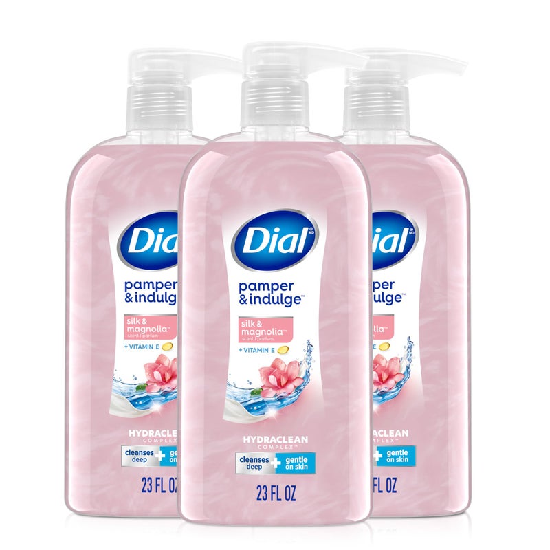 Dial Body Wash, Silk & Magnolia, 23 fl oz (Pack of 3) - Image 1