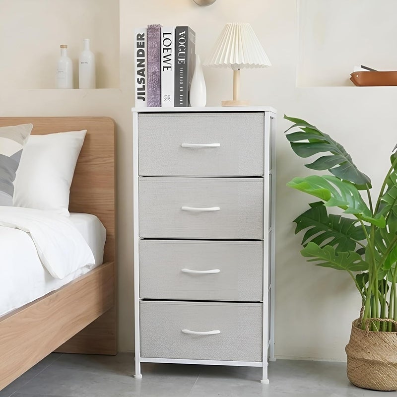 Sharpdo 4-Layer Drawer Storage Cabinet Iron Frame Fabric Multi-Layer Storage Cabinet - Image 2