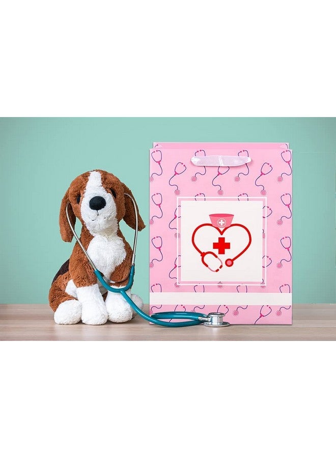 SICOHOME Nurse Gift Bag 13" Graduation Gift Bag With Tissue Paper And Handle For Nurse Gifts For Women For Nurse Doctor Large Graduation Gift Bag With Nursing School Grads Medical School Graduate,Social Worker - Image 5