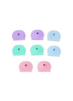 Generic 8PCS Plastic Key Cap Covers, Key Covers Key Identifiers Key Covers Caps for House Keys Perfect Coding System to Identify Your Keys in 4 Assorted Colors  - Image 1