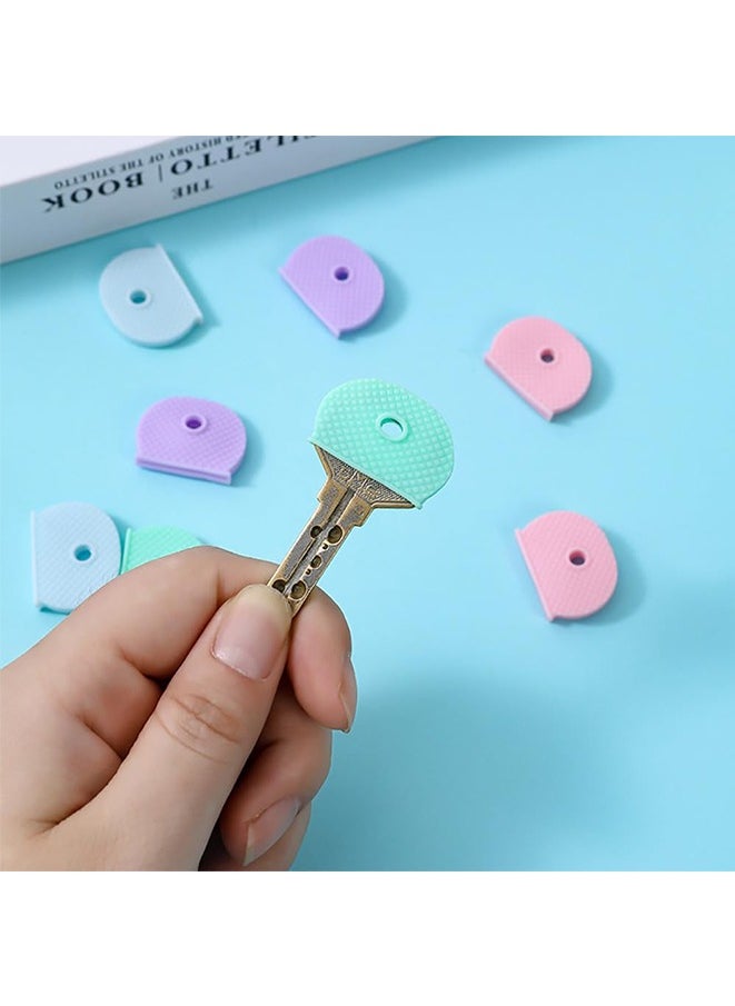 Generic 8PCS Plastic Key Cap Covers, Key Covers Key Identifiers Key Covers Caps for House Keys Perfect Coding System to Identify Your Keys in 4 Assorted Colors  - Image 2