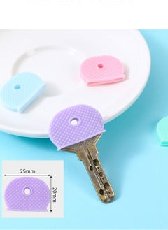 Generic 8PCS Plastic Key Cap Covers, Key Covers Key Identifiers Key Covers Caps for House Keys Perfect Coding System to Identify Your Keys in 4 Assorted Colors  - Image 4