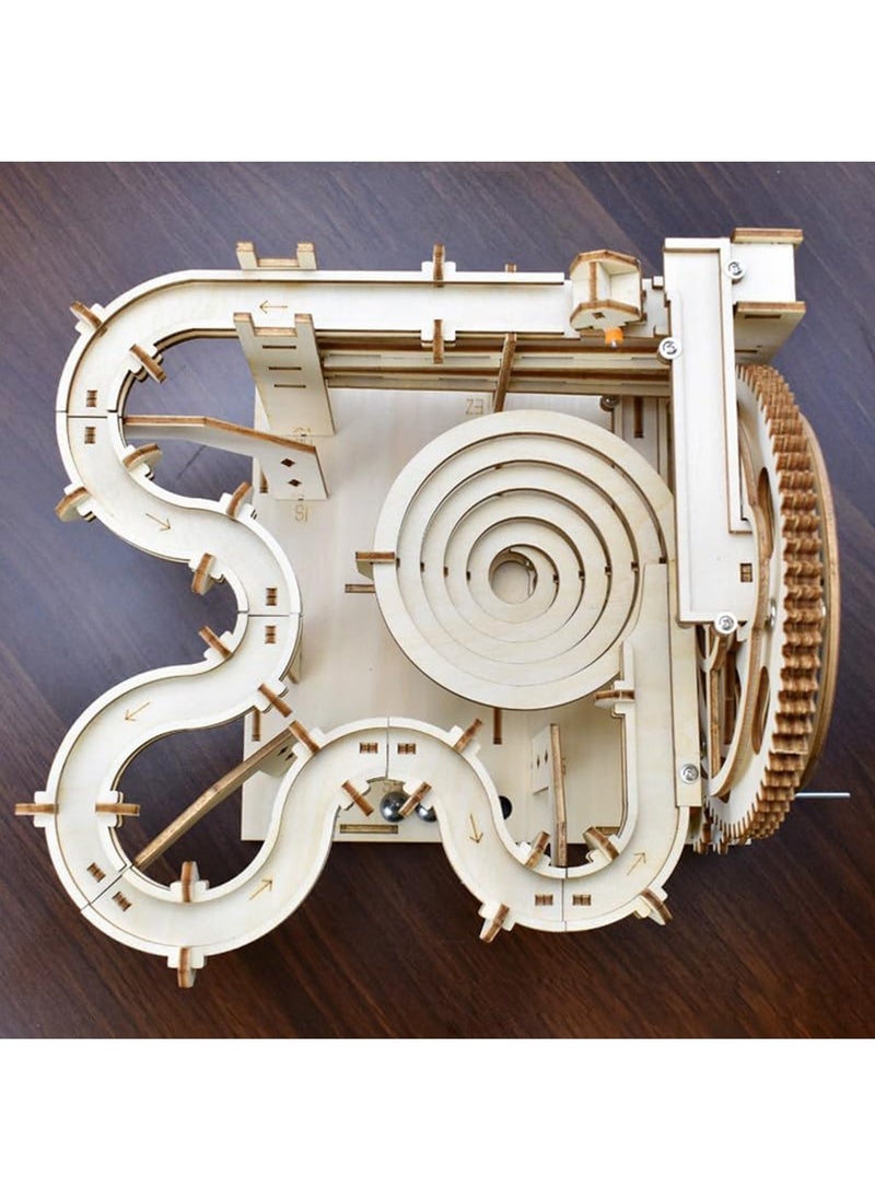 Hihonor - 3D Wooden Puzzle with LED Lamp for Kids - A DIY Mechanical Puzzle Assembly Kit for Model Building and Wood Crafting, Ideal for Boys and Girls - Image 1