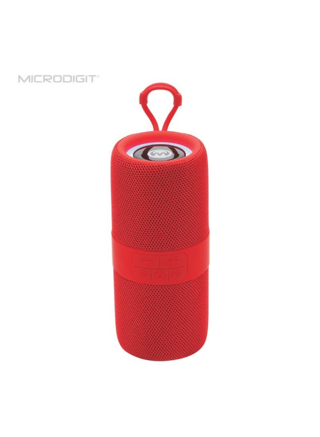 Microdigit MD657PS Mini Portable Wireless Speaker 10W with RGB Lights & Bluetooth V5.3