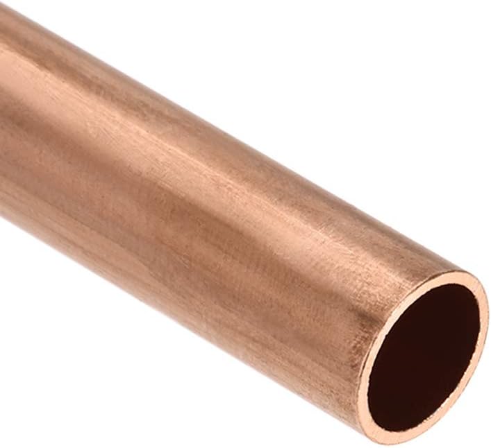uxcell Copper Round Tube, 13mm OD 1mm Wall Thickness 200mm Length Straight Pipe Tubing 2 Pcs - Image 3