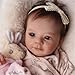GYCV Lifelike Reborn Baby Dolls Cheap 18 Inch Realistic Newborn Girl Dolls with Poseable Body Soft Weighted Real Life Looking Baby Doll Real Babies Reborn Doll with Toy Accessories Gift for Kids - Image 3