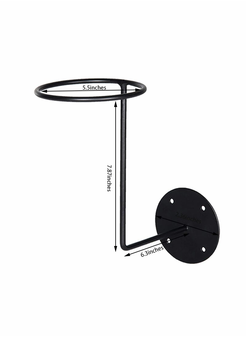SYOSI Motorcycle Accessories Helmet Holder, Metal Stand Wall Mounted Hanger Rack for Jacket, Coats, Hats, Dancing Masks, Ball Back for Basketball, Football, Volleyball  - Image 5