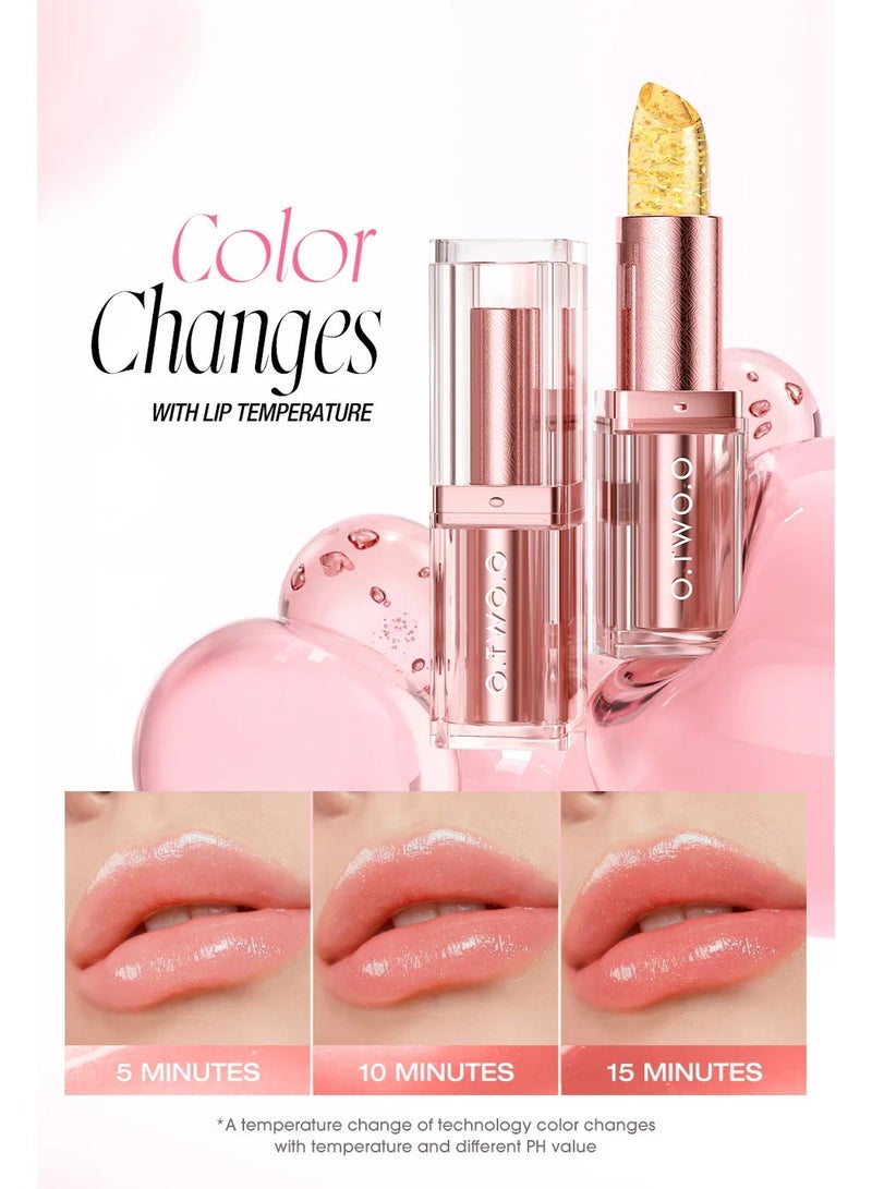 O.TWO.O Summer Color Changing Lip Balm – Glossy Lip Oil-Like Finish, Sheer Juicy Tint, Hydrating Lip Care & Temperature Reactive Color - Image 3