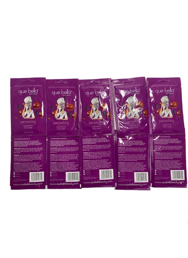 que bella - Ue Bella Perfecting Superberry Mud Mask Facial Treatments 0.5 Oz - Image 1