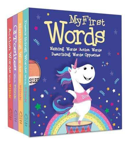 My First Words Naming Words Action Words Describing Words Opposite Words Box Set Of 4 Board Bo 