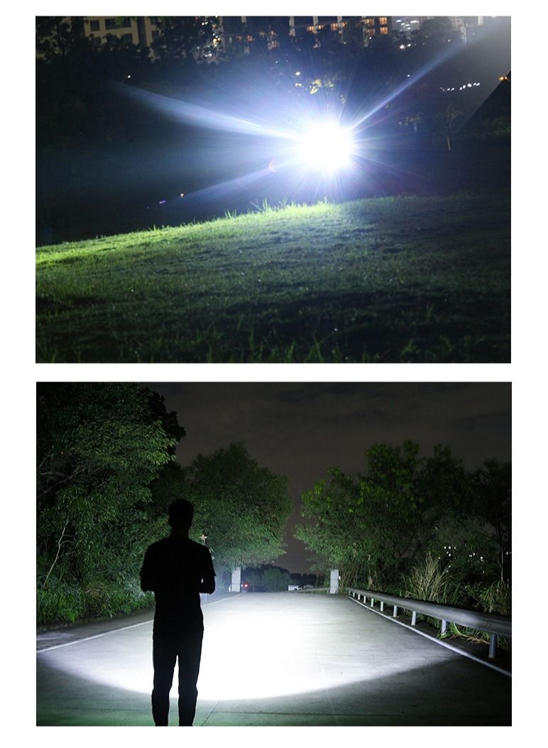 Beauenty Bright Cob Charging Flashlight Black 17.4x4.3x3.5cm  - Image 4