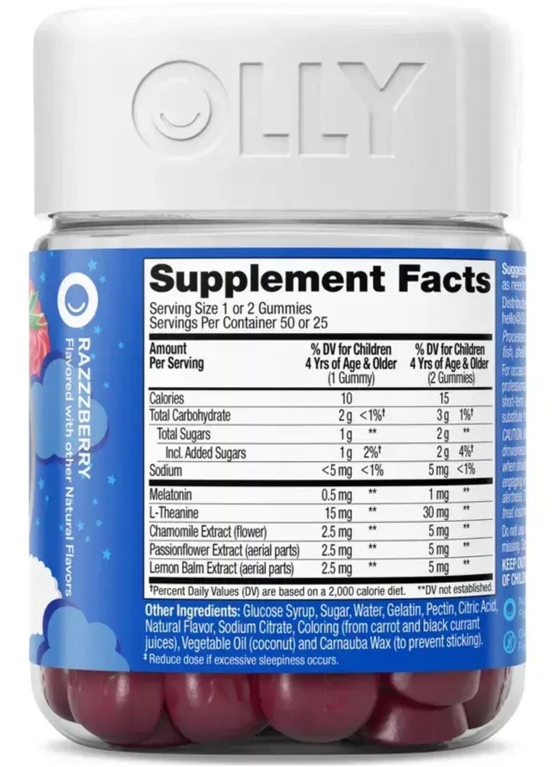 OLLY Kid's Sleep, Razzzberry, 50 Gummies - Image 2