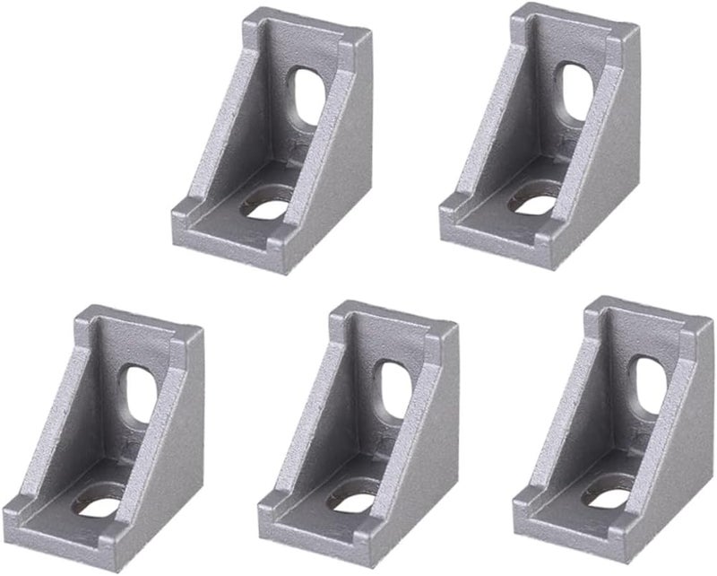 Heavy Duty Aluminum Extrusion Connector 20mm 20pcs Metal Corner Bracket for 3D Printer Router - Image 1
