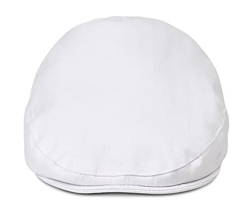 A&J DESIGN Baby Boy Baptism Hat White Vintage Driver Caps Fedora 3-6 Months - Image 2