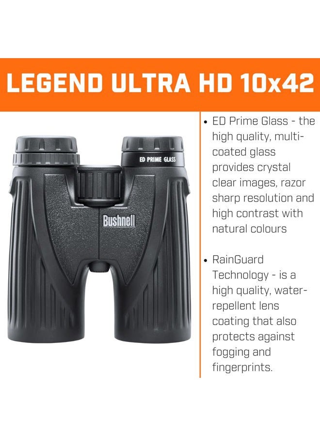 Bushnell منظار ليجند الترا اتش دي 10x 42mm مع منشور السقف - Image 3