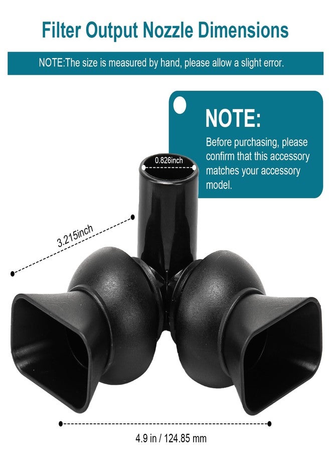 IFERLA Replacement Output Nozzle for Fluval Fx4/Fx5/Fx6 High Performance Canister Filters Assembly, Aquarium Return Nozzle for Fluval Fx4,Fx5 Fx6 Replacement Parts - Image 4