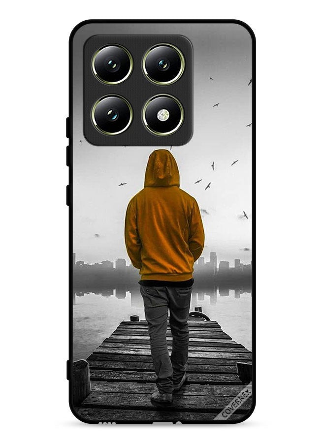 Covernex Xiaomi 14T 5G Protective Case Cover Sad Boy Walking - Image 1