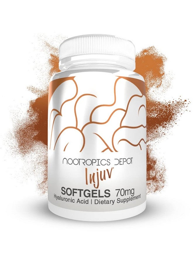 Nootropics Depot Injuv Softgels ; 70Mg ; 60 Count ; Natural Hyaluronic Acid ; Skin Health Supplement - Image 5