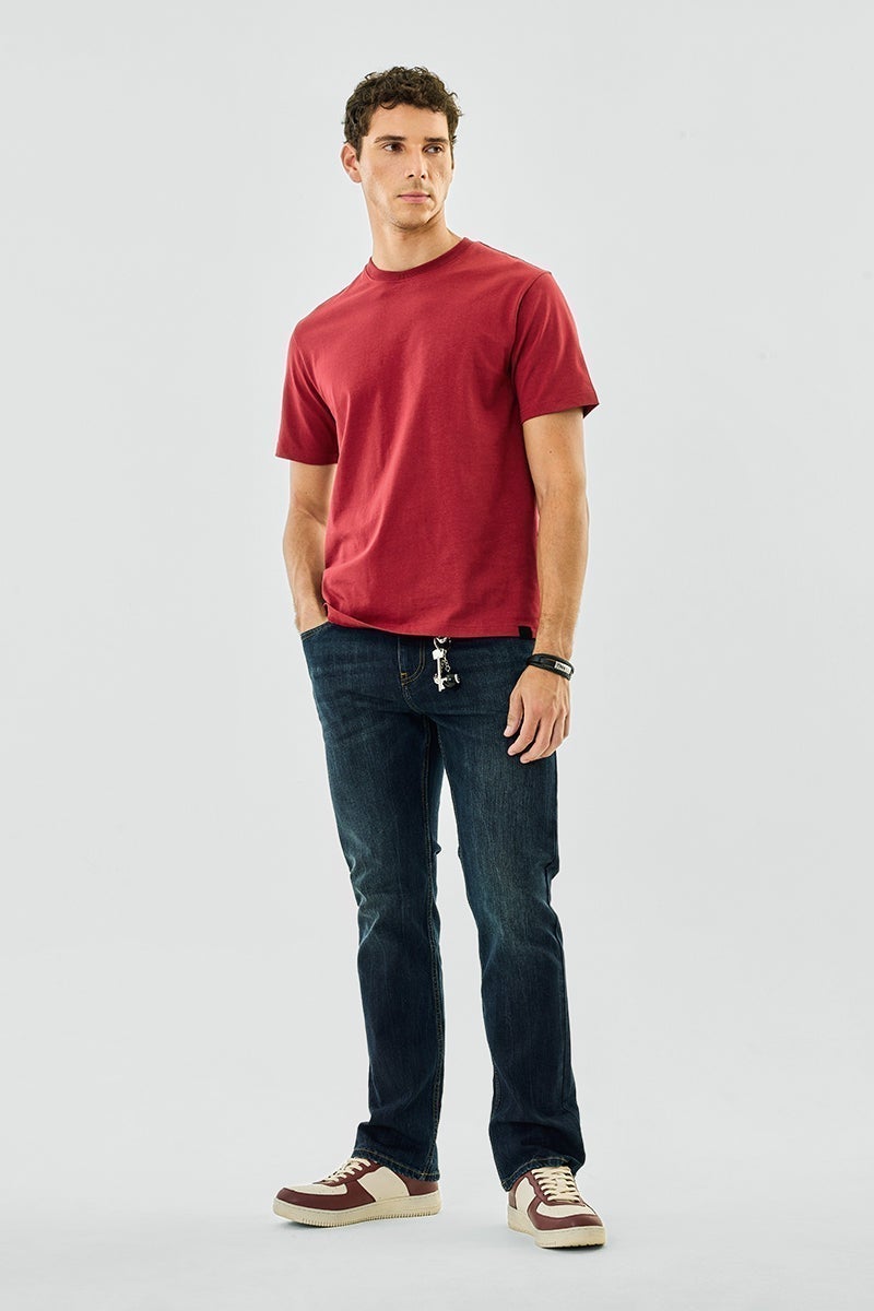 SNITCH Core Lab 100% Cotton Regular Fit T-Shirt - Image 2