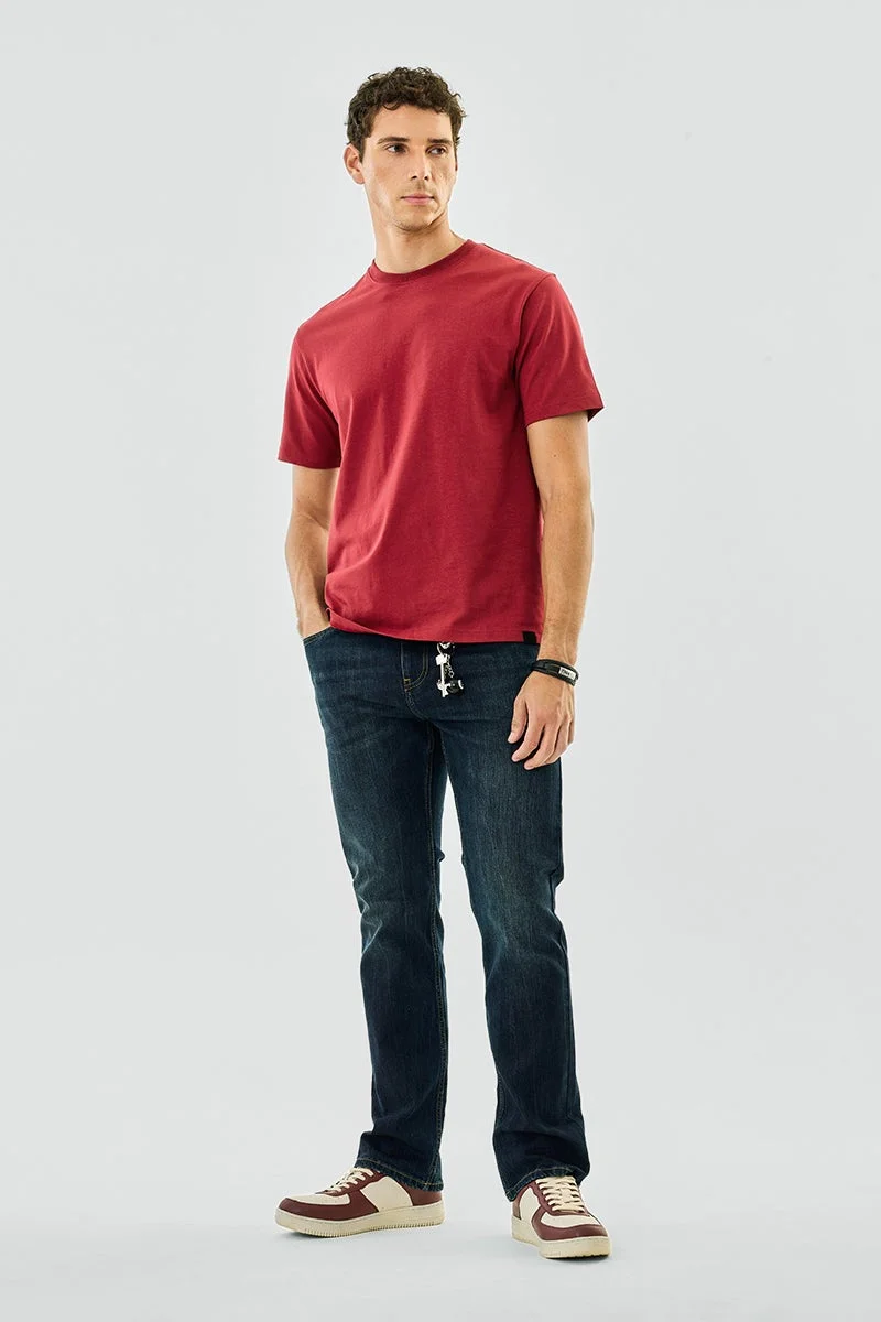 سنيتش تيشيرت قطن % بقصة عادية من كور لاب