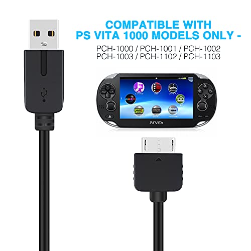 Xahpower 3.9ft PS Vita Charger Cable, 2 in 1 USB Data & Power Charger Cord Replacement for PlayStation Vita 1000 (Only Compatible with PSV 1000) - Image 5