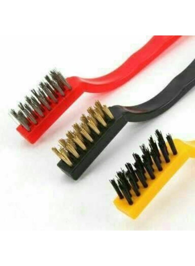 3-piece powerful cleaning brush set for removing rust from metals and hard surfaces - Image 3