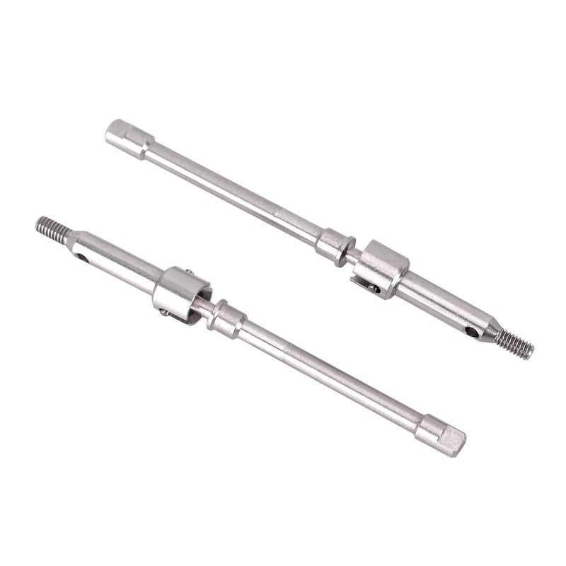 Vepagoo INJORA Steel 4mm Extended Dogbone Axle Shaft SCX24 Aluminum Axles ReplacementFront - Image 2