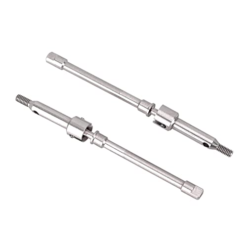 Vepagoo INJORA Steel 4mm Extended Dogbone Axle Shaft SCX24 Aluminum Axles ReplacementFront - Image 1