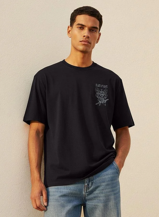 SP Characters One Piece Regular Fit Crew Neck Short Sleeves T shirt