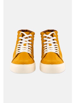 Sun Stone Men Jett Medium High Cut Casual Shoes, Mustard  - Image 3