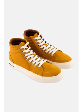 Sun Stone Men Jett Medium High Cut Casual Shoes, Mustard  - Image 1