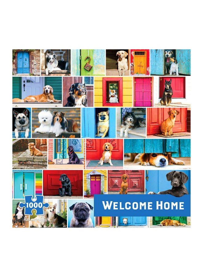 Re-marks Welcome Home 1000 Piece Puzzle - Image 1