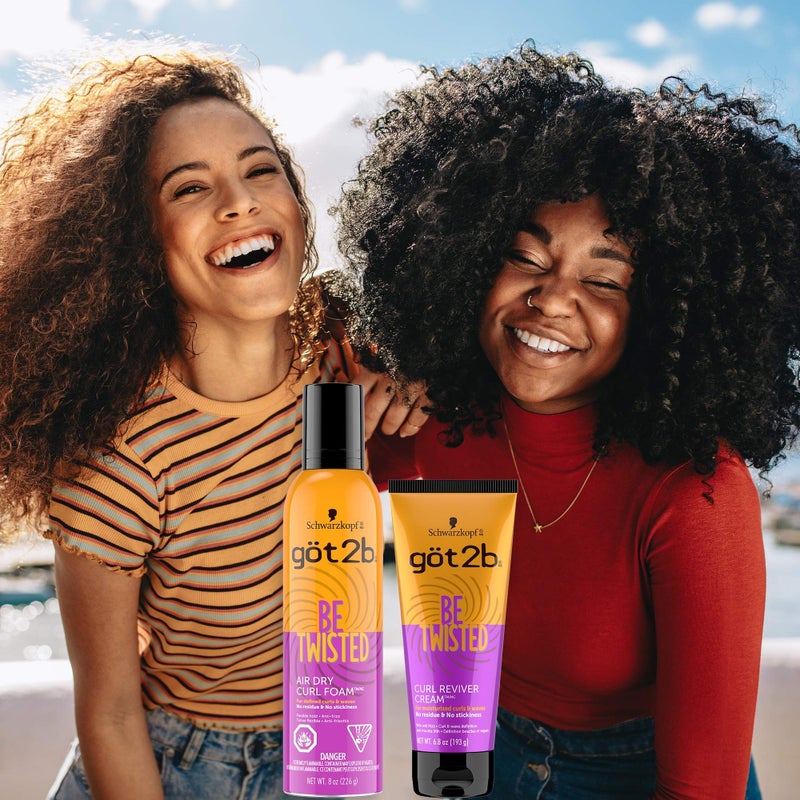 Got2b Be Twisted Air Dry Curl Foam, 8 oz - Image 5